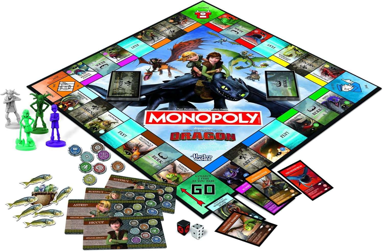 How to Train Your Dragon Monopoly Board Game