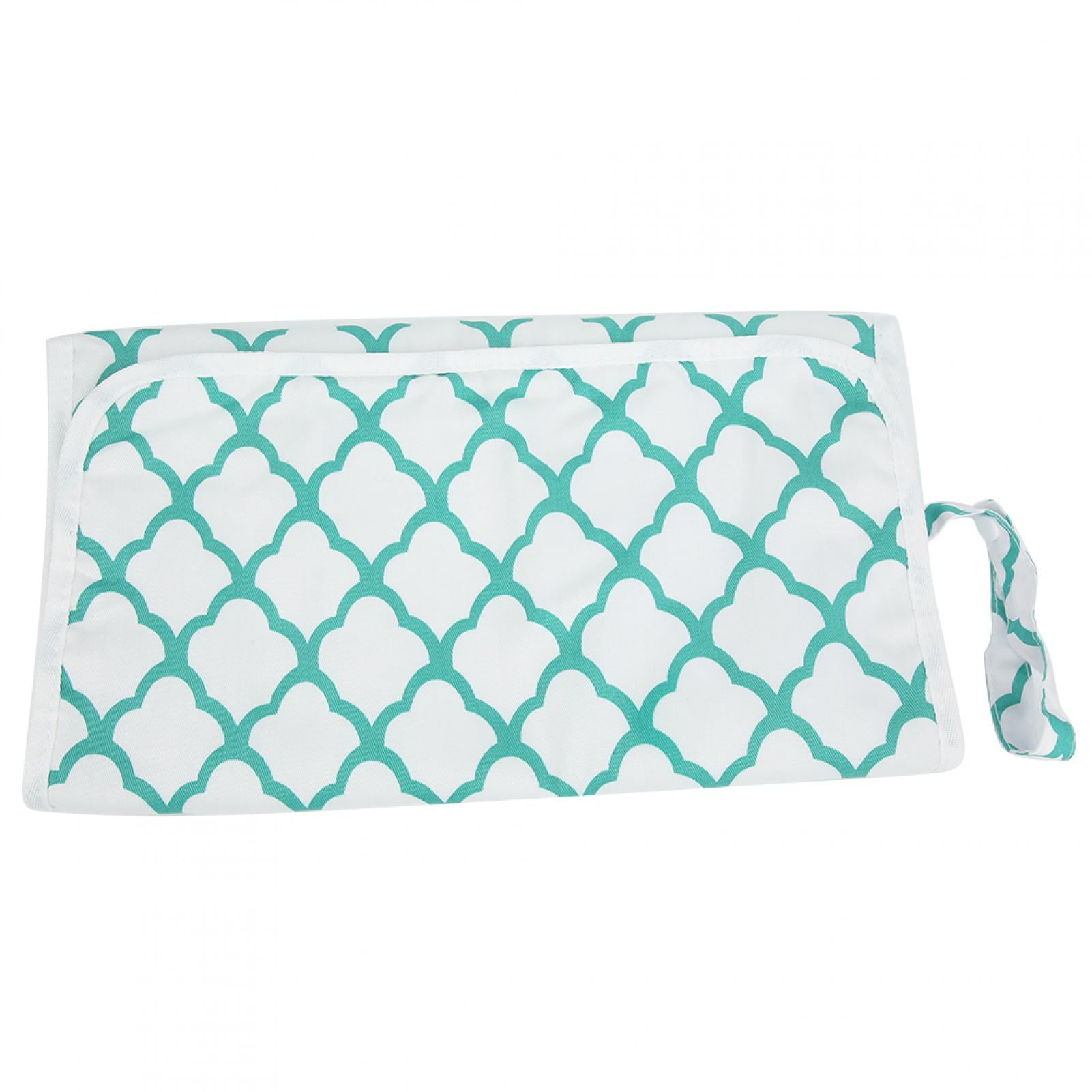 Baby Urine Mat, Cotton Wipeable Baby Changing Covers, For  Changing Mattress Boys Girls Green Geometry