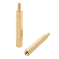 thumbnail image 3 of 60Pcs M3 3mm Male Female Brass PCB Spacer Hex Stand- Pillar 30mm, 3 of 5