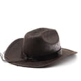 thumbnail image 5 of LILIYA Cowboy Hat,Cowgirl Hat,Western Cowboy Hats for Women/Mens/Straw Casual with Shapeable Wide Brim Cowboy Hat Jazz Cap Unisex Headwear, 5 of 7
