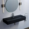 thumbnail image 6 of Claire 40" Rectangle Wall-Mount Bathroom Sink in Matte Black, 6 of 11