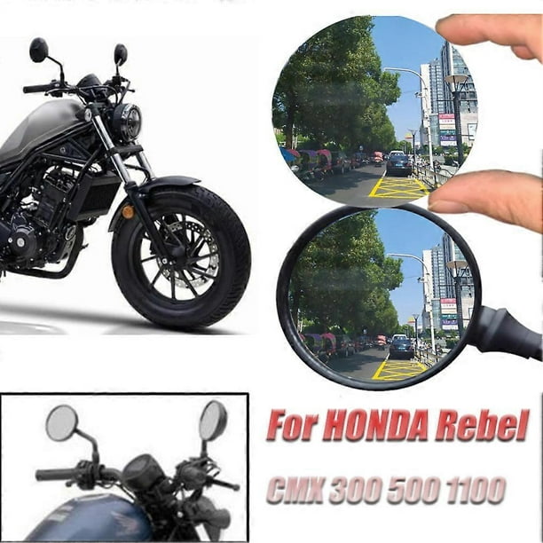 For HONDA Rebel CMX 300 500 1100 CM500 CM1100 CB190SS Convex Mirror Increase Rearview Mirrors Side Mirror View Vision Lens