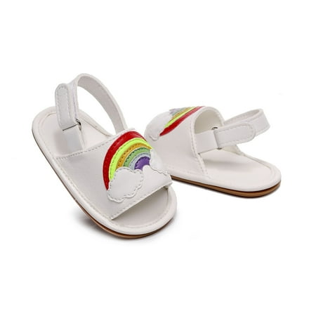 

〖TOTO〗Toddler Shoes Baby Cute Soft-Soled Sandals For Toddlers Color White Cloud Sandals