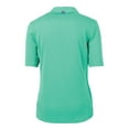 thumbnail image 3 of Women's Cutter & Buck Mint Cleveland Browns Virtue Eco Pique Recycled Polo, 3 of 3