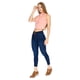 thumbnail image 2 of Blusa Sin Mangas Mujer Top Cuello Alto Moda Casual Rosa rosa M Incógnita 550344, 2 of 5