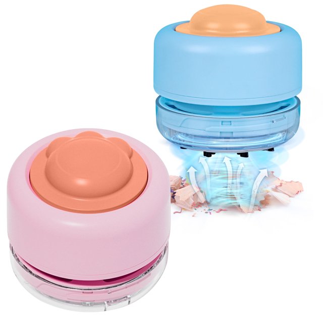 Mini aspiradora de escritorio, portátil, USB, para escritorio, mini aspiradora de escritorio, bonita, para limpiar borradores, teclados de computadora y dispositivos electrónicos.