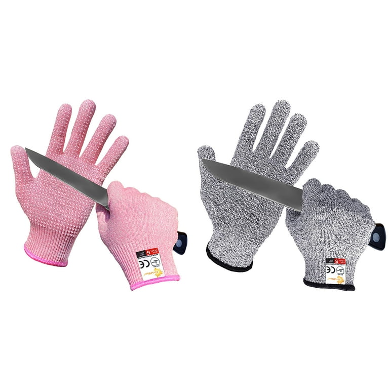 EvridWear Cut Resistant Gloves, 2 Pairs, Level 5, Medium photo 5