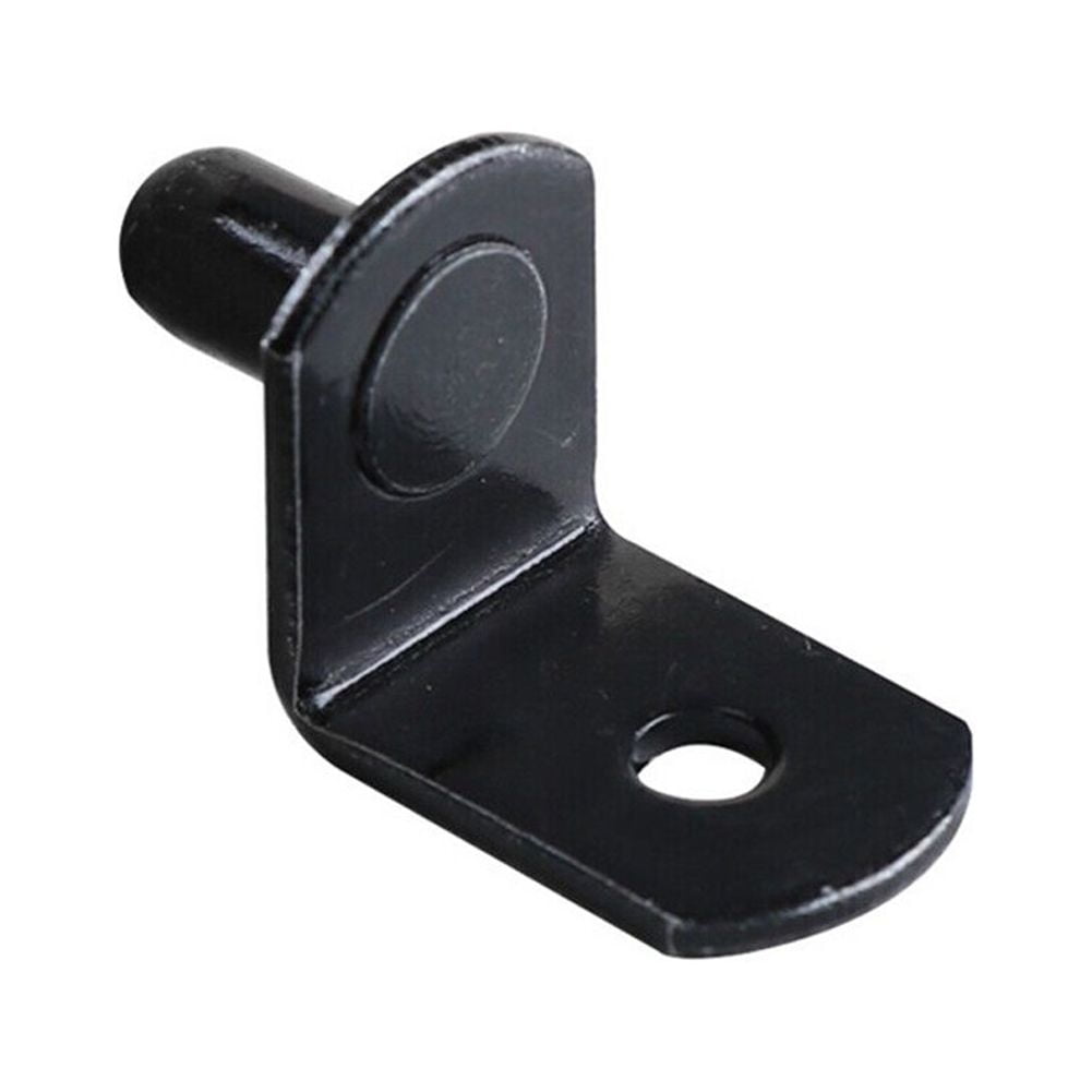 BCLONG 20pcs Shelf Support Studs Pegs Pins 5mm L-Shaped Cabinet Bracket Bronze