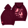 thumbnail image 1 of Graphic Hoodie for Women 2024 Cute Preppy Sweatshirt Long Sleeve Drawstring Pullover Tops with Pockets, 1 of 6