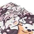 thumbnail image 3 of Cute Puppy Figure Shower Curtain Liner 66x72 Inch Waterproof Shower Curtains Decorative Bathroom with 12 Pack Hooks, 3 of 5