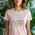 thumbnail image 5 of When All Else Fails God Doesn’t T-Shirt | Psalm 73:26 Bible Verse Tee, White, Size S, 5 of 6