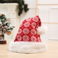 thumbnail image 2 of AnuirheiH Christmas Hat Children's Adult Decorations Gift High-Grade Double Plush Hat, 2 of 5
