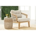thumbnail image 2 of Pemberly Row Contemporary Barrel-Shaped Rope Accent Table in Taupe Gray, 2 of 4