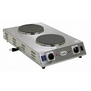 Cadco Hot Plate,Double,Cast Iron CDR-2CFB