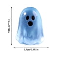 thumbnail image 6 of QLUEWX Glow in The Dark Mini Ghost Figurine, Luminous Glitter Pastel Tiny Ghost Statues, DIY Hanging Ornaments for Fairy Garden Tiered Tray, Halloween Decorations for Home Party Tabletop Decor F, 6 of 8