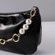thumbnail image 4 of Accesorios Cadena para Bolso Hebilla Anillo Metal Perla Cadena Extensión Hebilla Ocho Caracteres Accesorios para Correa Hombro para Bolso Mujer (C) No. 3 Oro Perla TXW # 528384.03, 4 of 9