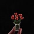 thumbnail image 7 of Handmade Glass Artificial Flower Bouquet, Exquisite Handmade Glass Artificial Flower Bouquet, Mini Floral Arrangement Ornament, Fresh Desktop Decor for Home Bedroom Wedding Festival Gift Display, 7 of 7