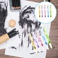 thumbnail image 3 of Weiweiguan 5 Pcs Brush Calligraphy Pen Practical Calligraphy Pen Creative Simple Writing Pen, 3 of 7