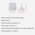thumbnail image 3 of Phone Charging Station for Multiple Devices Wireless Chargers Charging Pads for Android Phones Wireless Charging Stations Charging Stone Wireless Charging Stand 15W Wireless Charger Portable Charger, 3 of 9