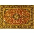 thumbnail image 1 of Ahgly Company Indoor Rectangle Medallion Yellow Traditional Area Rugs, 3' x 5', 1 of 4