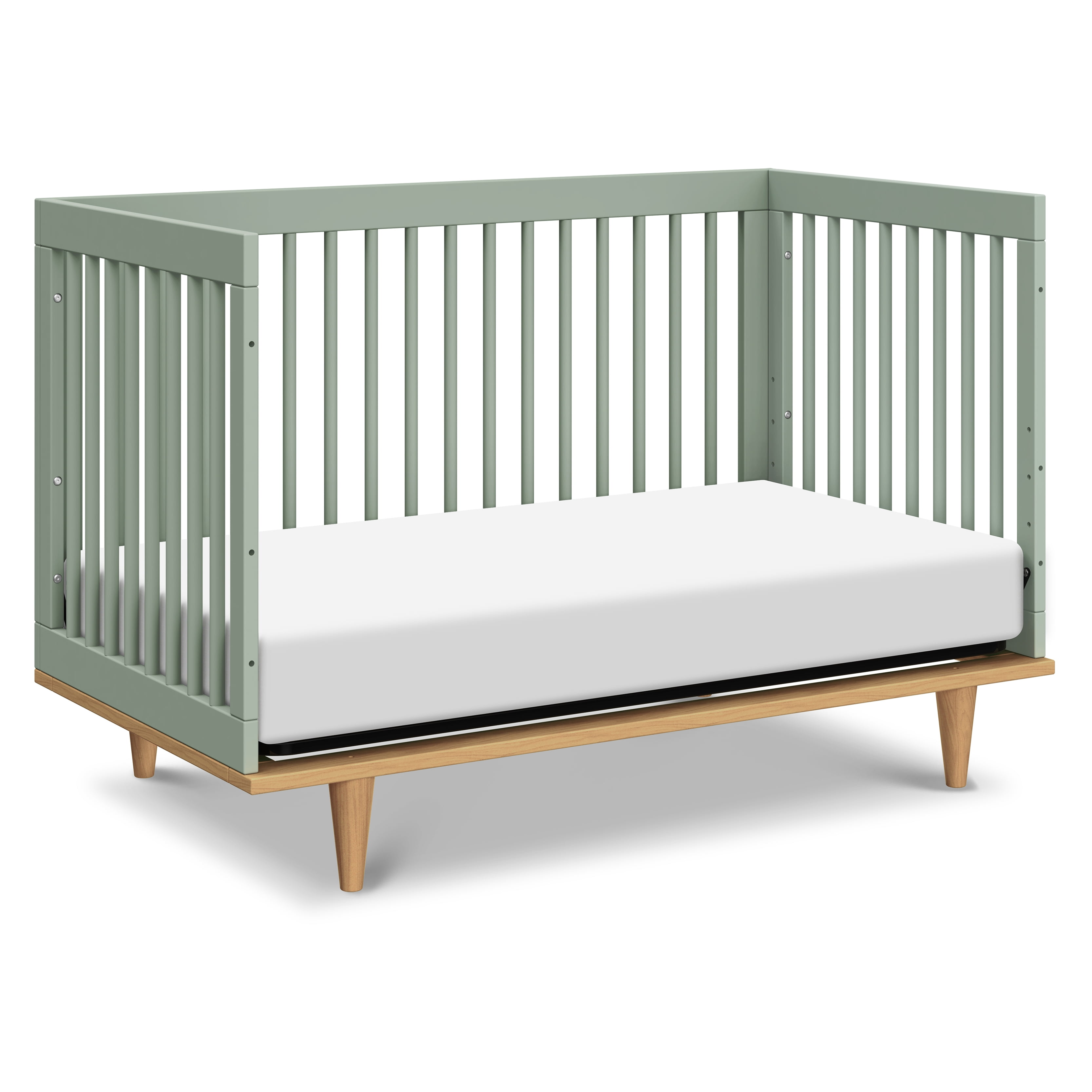daVinci Marley 3-In-1 Convertible Crib in Light Sage and Honey