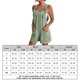 thumbnail image 2 of Monos De Mujer Monos de mujer Pantalones cortos sueltos casuales sin mangas con tirantes (Verde militar M) Ygjytge para Mujer ejercito verde T M, 2 of 5