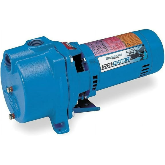 Goulds GT203, IRRI-GATOR Self-Priming Centrifugal Pump, 86 GPM, 2 HP, 230/460 Volts, 3 Phase, 1-1/2" NPT Suction, 1-1/2" NPT Discharge