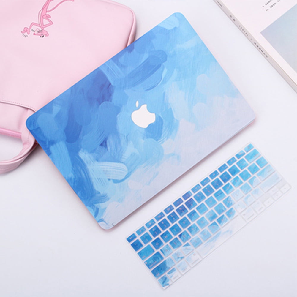 Compatible with MacBook Retina 12 2015-2017 with Retina Display,A1534 Case,Plastic Abstract Colorful Oil Painting On Canvas Hard Shell Case with Keyboard Cover & Screen Protector & Cleaning Brush