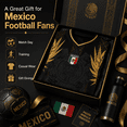 thumbnail image 6 of Mexico Soccer Jersey Men - Aztec Mayan Calendar Mexican Flag Football Shirt, Black T-Shirt for Fans Sports, 6 of 12