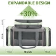 thumbnail image 3 of Airline Approved Pet Carrier - Soft-Sided Dog & Cat Travel Bag with Expandable Space and Safe Design (Grey), 3 of 5