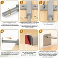 thumbnail image 3 of Langgg 2pcs ABS High Performance Spring Force Smooth And Reliable Door Closing Rebounce Switch 1Set, 3 of 6