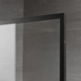 thumbnail image 4 of Serene Valley 34 x 72 Inch Tempered Glass Stand Alone Shower Screen, Black, 4 of 7