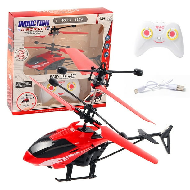 Seitruly Aviones pequeños, exquisitos y atractivos aviones de suspensión, avión de juguete, modos duales, juguetes para niños, minihelicóptero Accesorios para aéreos