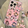 thumbnail image 4 of Funda de teléfono con dibujos animados de Snoopy para Iphone 15/14/13/12/11 Pro Max, funda protectora de teléfono con cadena de Anime Kawaii, accesorios anticaídas, regalo, 4 of 4