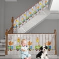 thumbnail image 1 of 2 Piezas Protector de Barandilla para Bebés, Red de Seguridad para Balcón de 6.6'' X 0.26' Red de Seguridad para Escaleras para Niños para Escaleras de Seguridad para Bebés, Red de Escalera, 1 of 5