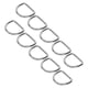 thumbnail image 1 of 10 Uds. Anillo en D de acero inoxidable 316, herrajes soldados sin costuras, anillo con hebilla en D, accesorios para tabla de surf y Kayak, 6mm, 40x37x6mm/1,6x1,5x0,2 pulgadas, 1 of 12