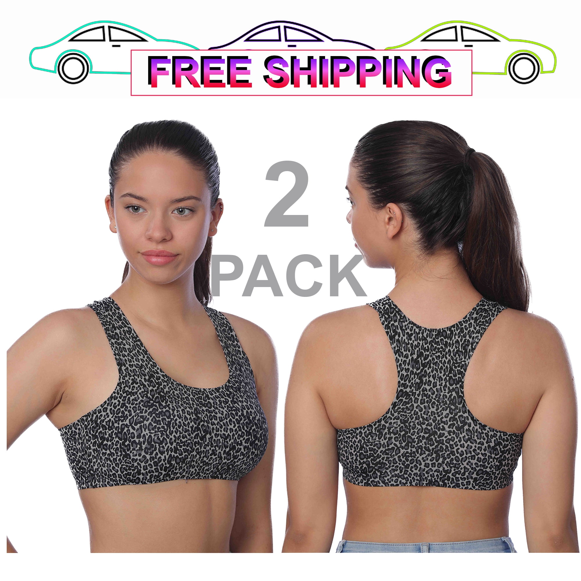 black sports bra walmart