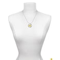thumbnail image 3 of Delight Jewelry Resin Small 3-D Happy Face Gymnastics Mom Ring Charm Necklace, 18", 3 of 4