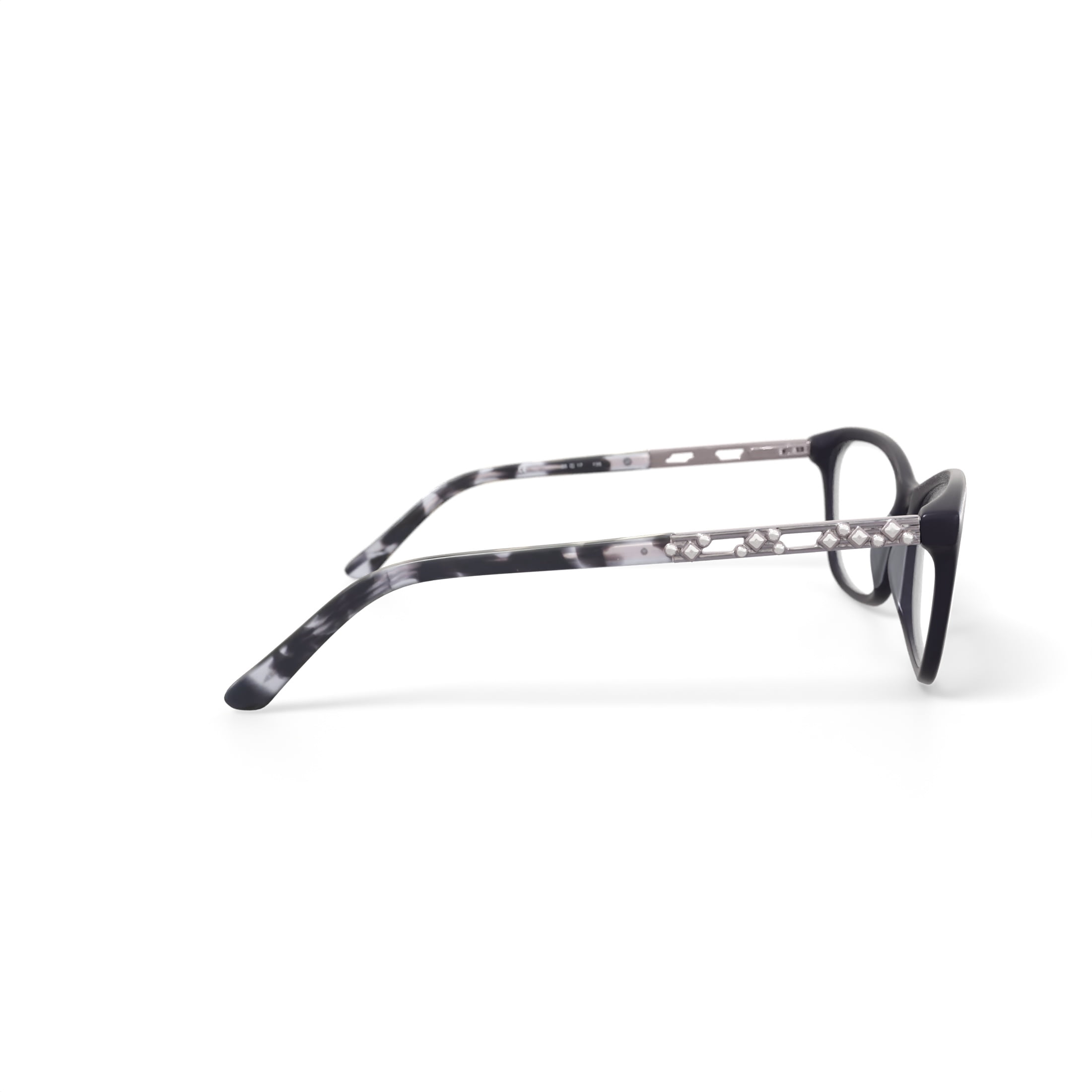 Bebe Women's BB4174 Prescription Eyeglasses with Case, Jet Black