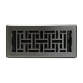 thumbnail image 5 of Decor Grates AJH410-GM Oriental Floor Register, 4x10 Inches, Gun Metal Finish, 5 of 6