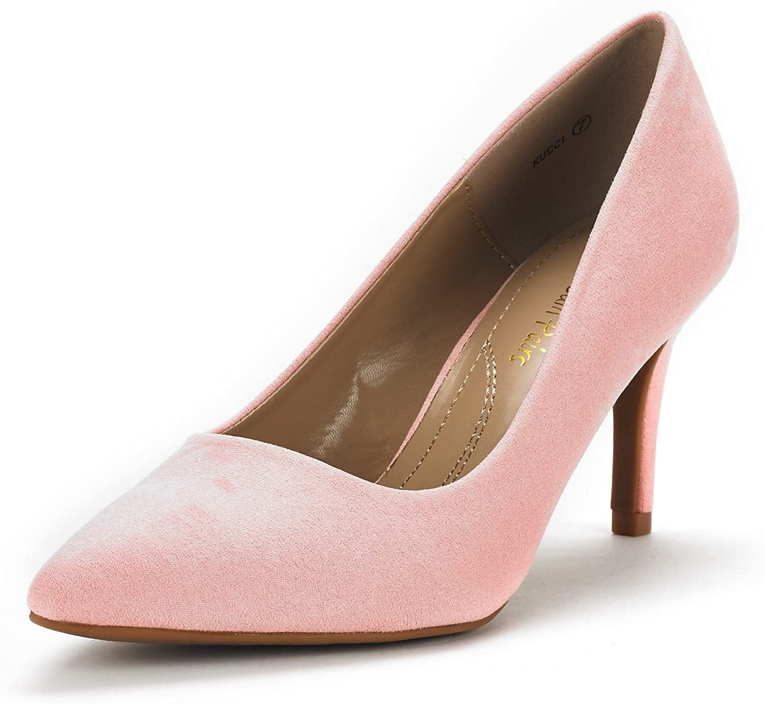 Dream Pairs Women's Fashion Comfort Pointed Toe Stilettos Pump Shoes