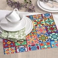 thumbnail image 6 of Talavera Mexican Ceramic Tiles Boho Drying Mat 16x18 Inch For Kitchen Counter Drying Mats Dish For Kitchen Counter Easy Clean Kitchen, 6 of 7