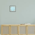 thumbnail image 2 of Stupell Industries Blue Clam Shell Patterned Fish Motif Sea Life Graphic Art Black Framed Art Print Wall Art, Design by Ziwei Li, 2 of 5