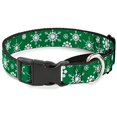 thumbnail image 1 of Buckle-Down Martingale Dog Collar - Snowflakes, 1 of 1