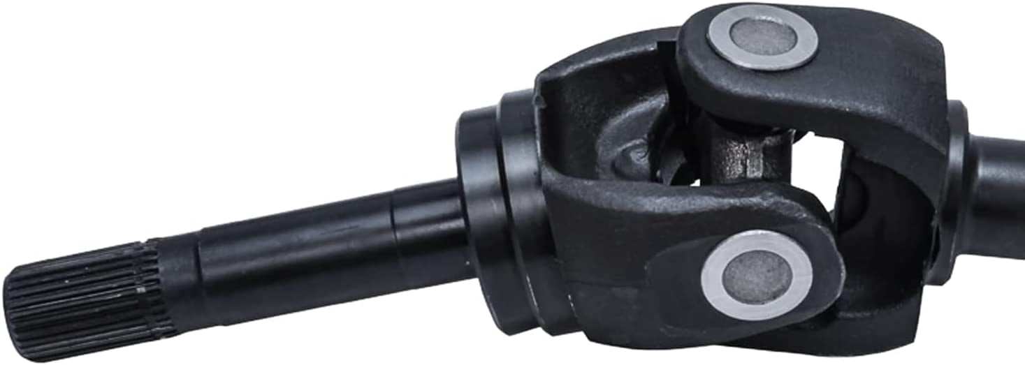 Detroit Axle - 4WD Front Left CV Axle for 1999-2004 Ford F-250 F-350 F-450 F-550 Super Duty 2000-2005 Excursion, 2001 2002 2003 Driver Side U-Joint CV Axle Shaft Assembly