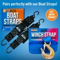 thumbnail image 6 of Better Boat Polyester Winch Strap with Hook, 10,000 lbs, 2" x 20', 6 of 8