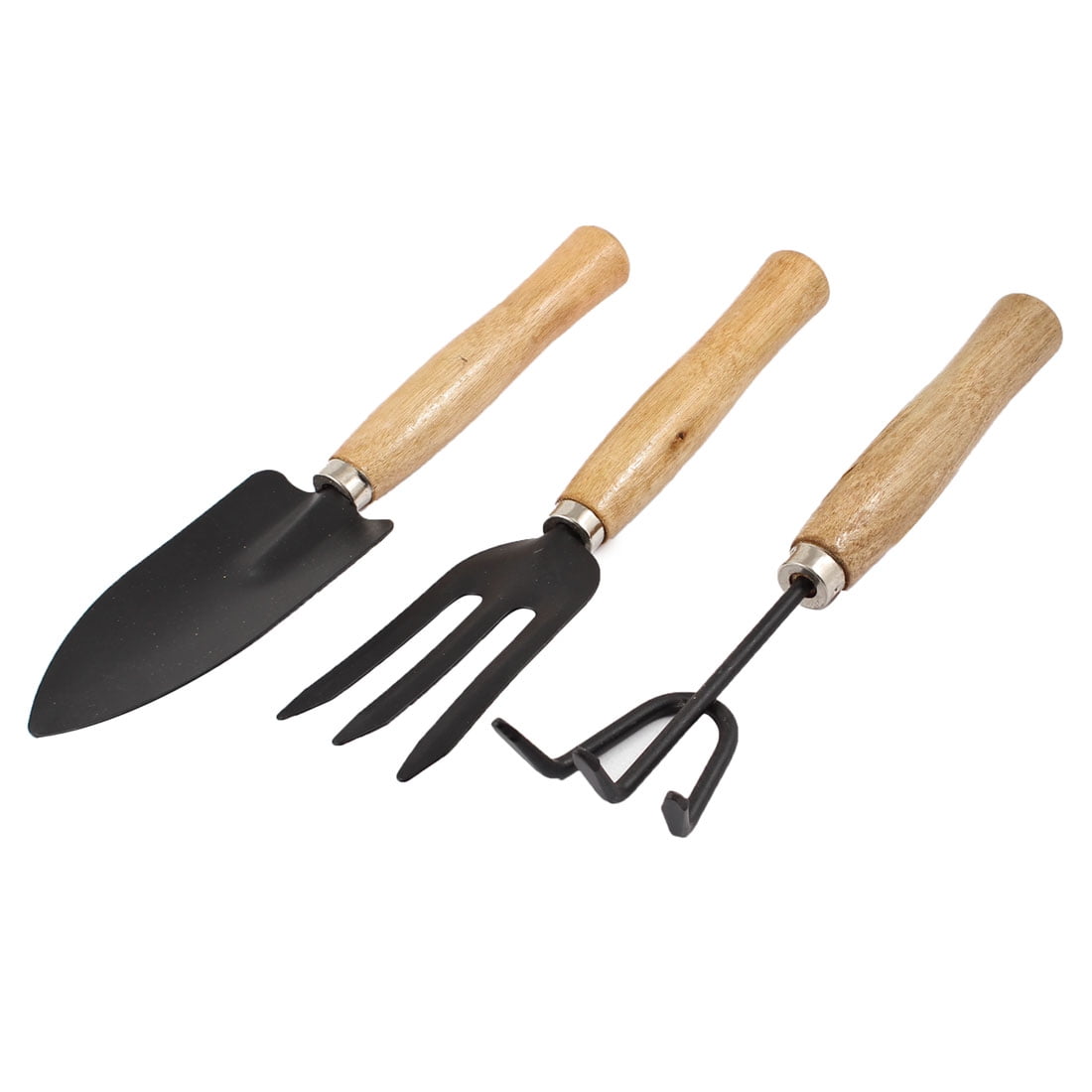Unique Bargains 3pcs Garden Tools Set Hand Trowel Hand Fork Cultivator by