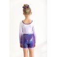 thumbnail image 4 of Leotards for Girls Gymnastics Kids Sparkly Gymnastics Outfits with Shorts Long Sleeve Ballet Dance Unitard Biketards 5-12 Years, 4 of 9