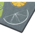 thumbnail image 6 of Homesta 2 Pieces Kitchen Rug Set Non-Slip Rubber Backing Kitchen Rugs Washable Lemon Design Kitchen Decoration Floor Mats, 15"x23"+15"x23", 6 of 6