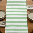 thumbnail image 5 of Table Runners 70 Inches Long Dress Scarves, Daisy Flower Farmhouse Coffee/Dining/Kitchen Table Decor, Holiday Table Runner, Watercolor Farmhouse Country Floral Stripe 13x70 Inch, 5 of 9